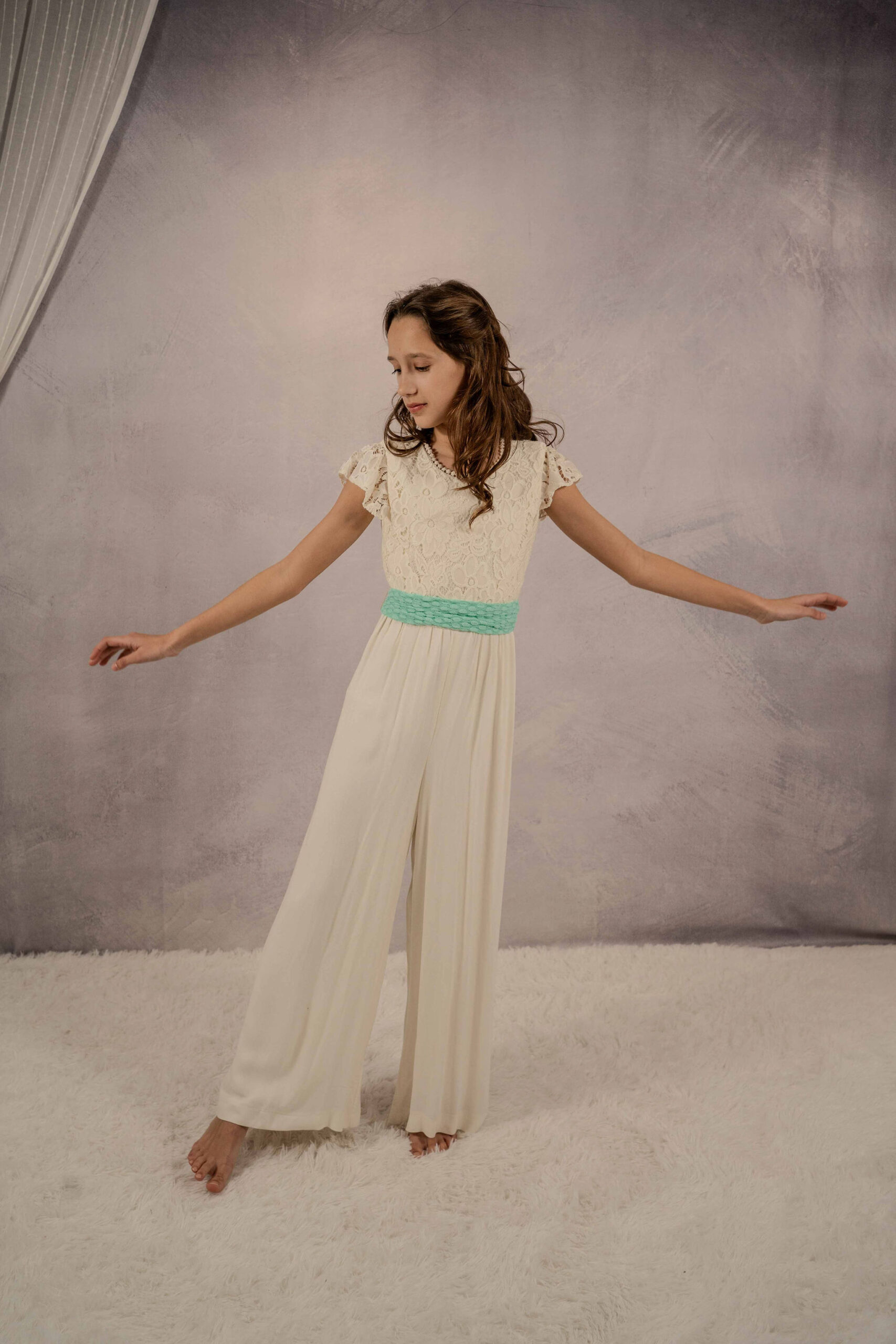 Mono de comunión Mono de comunión tejido crepe