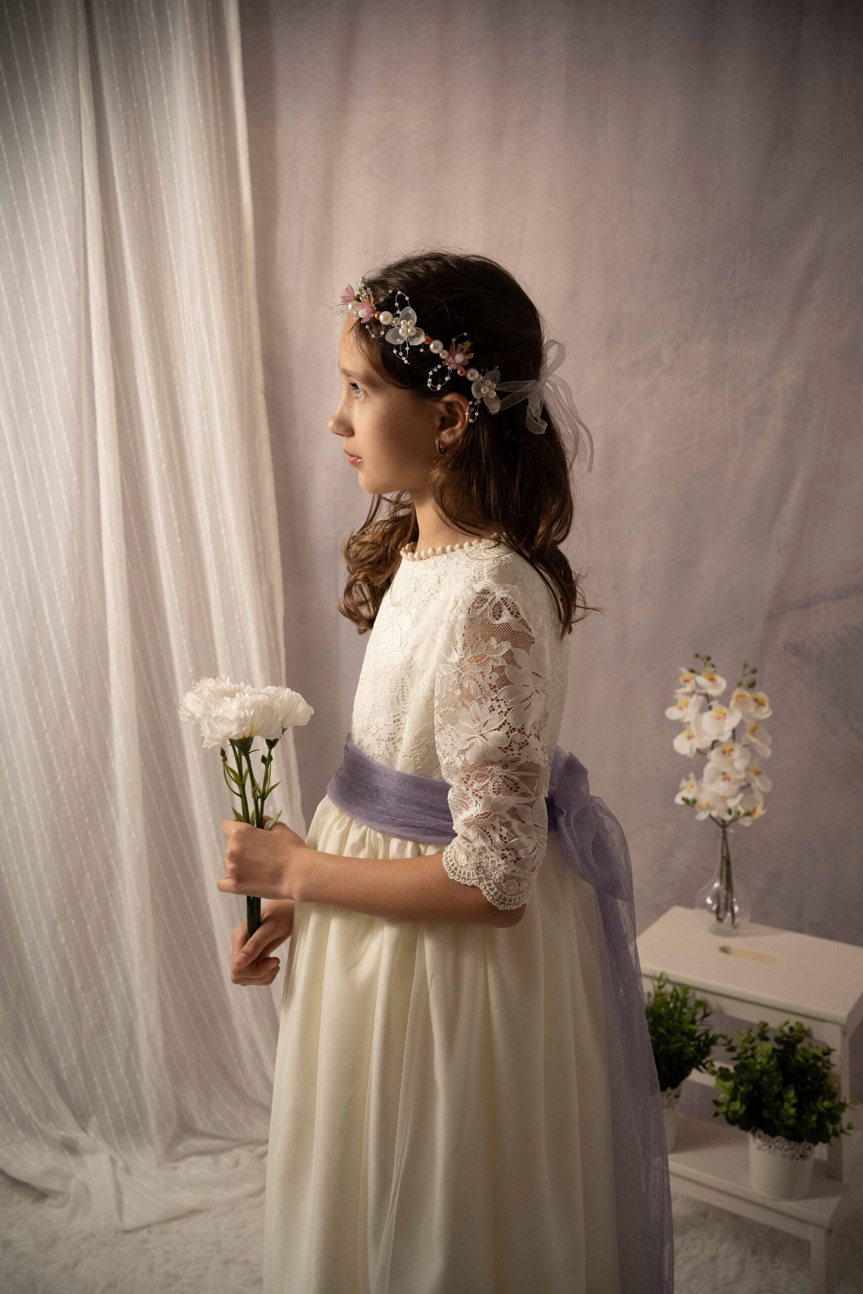 Vestido de comunión para niña - Imagen 2