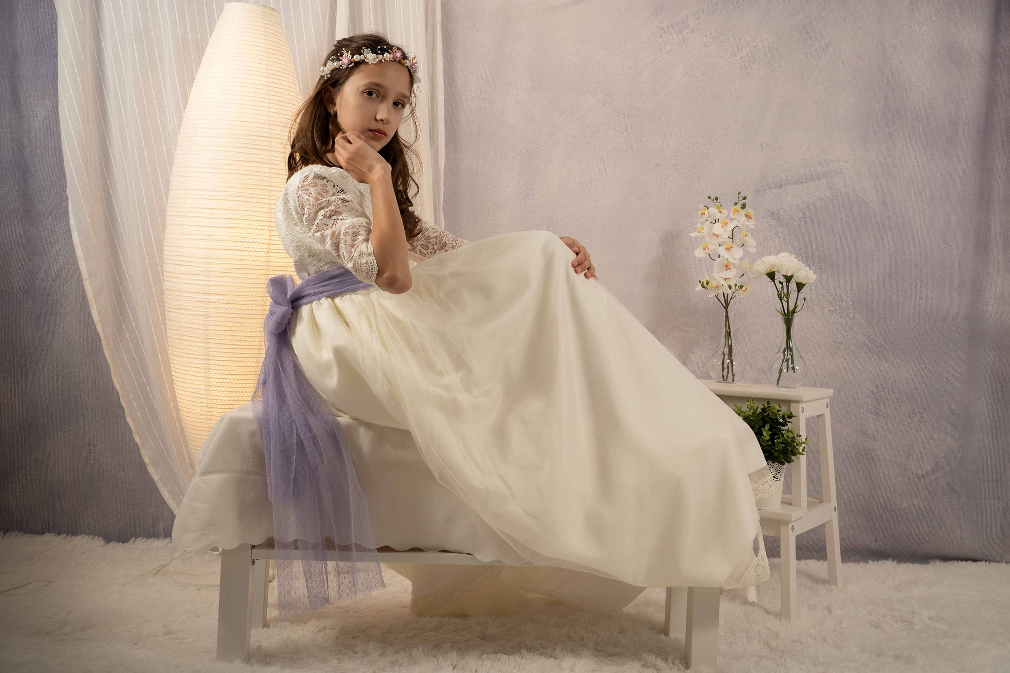 Vestido de comunión para niña - Imagen 1